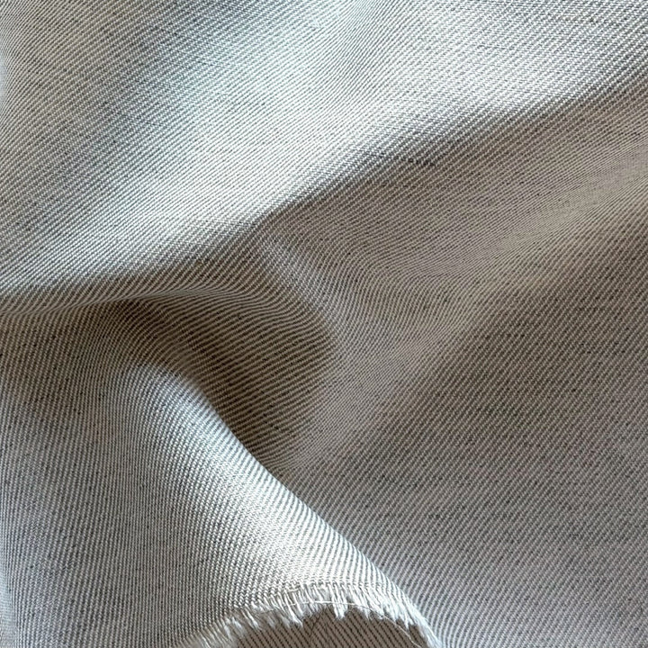 11 oz Natural Oatmeal Cotton Denim Twill (Made in Italy)