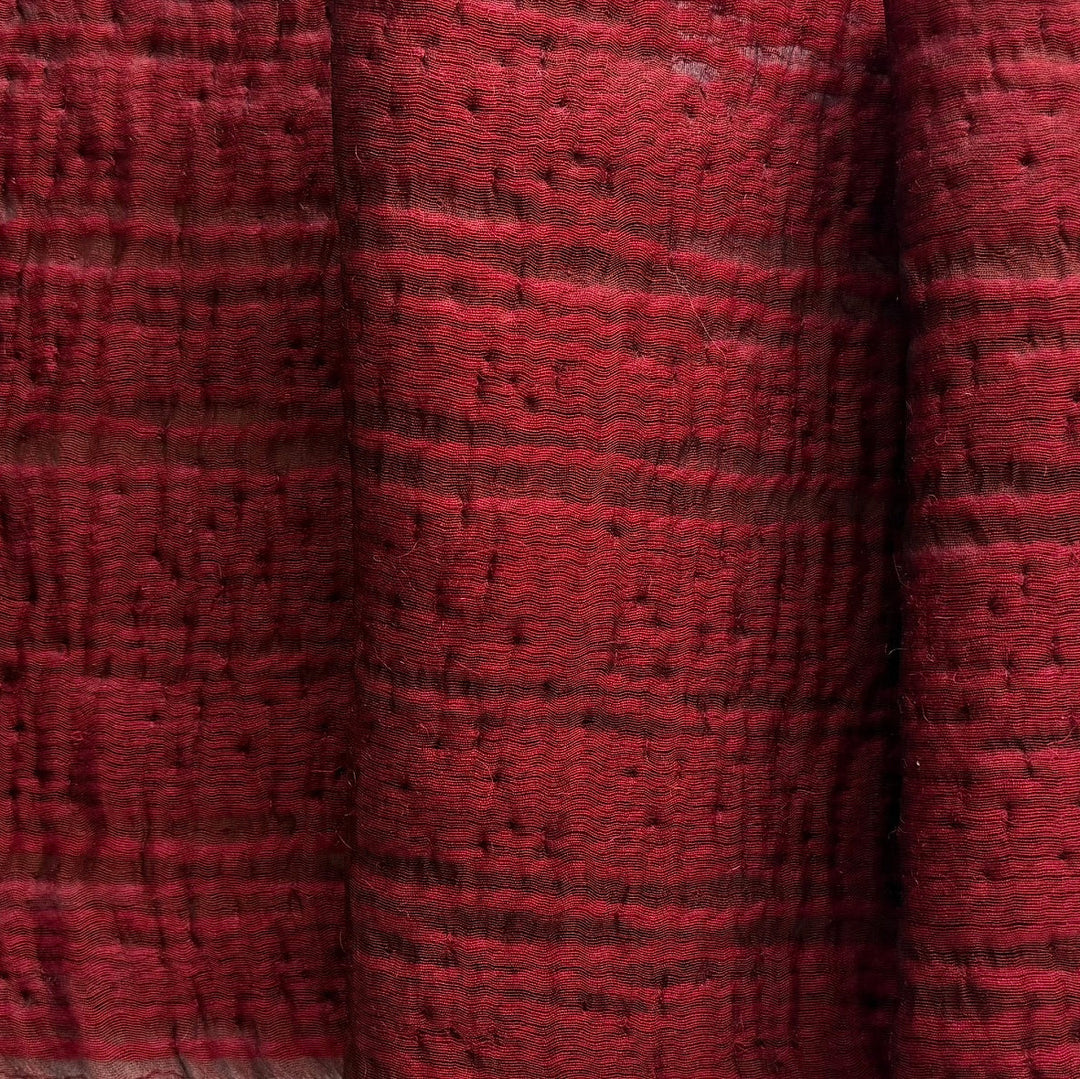Khaite Lush Cinnabar Open-Weave Wool & Silk Blend (Made in Italy)