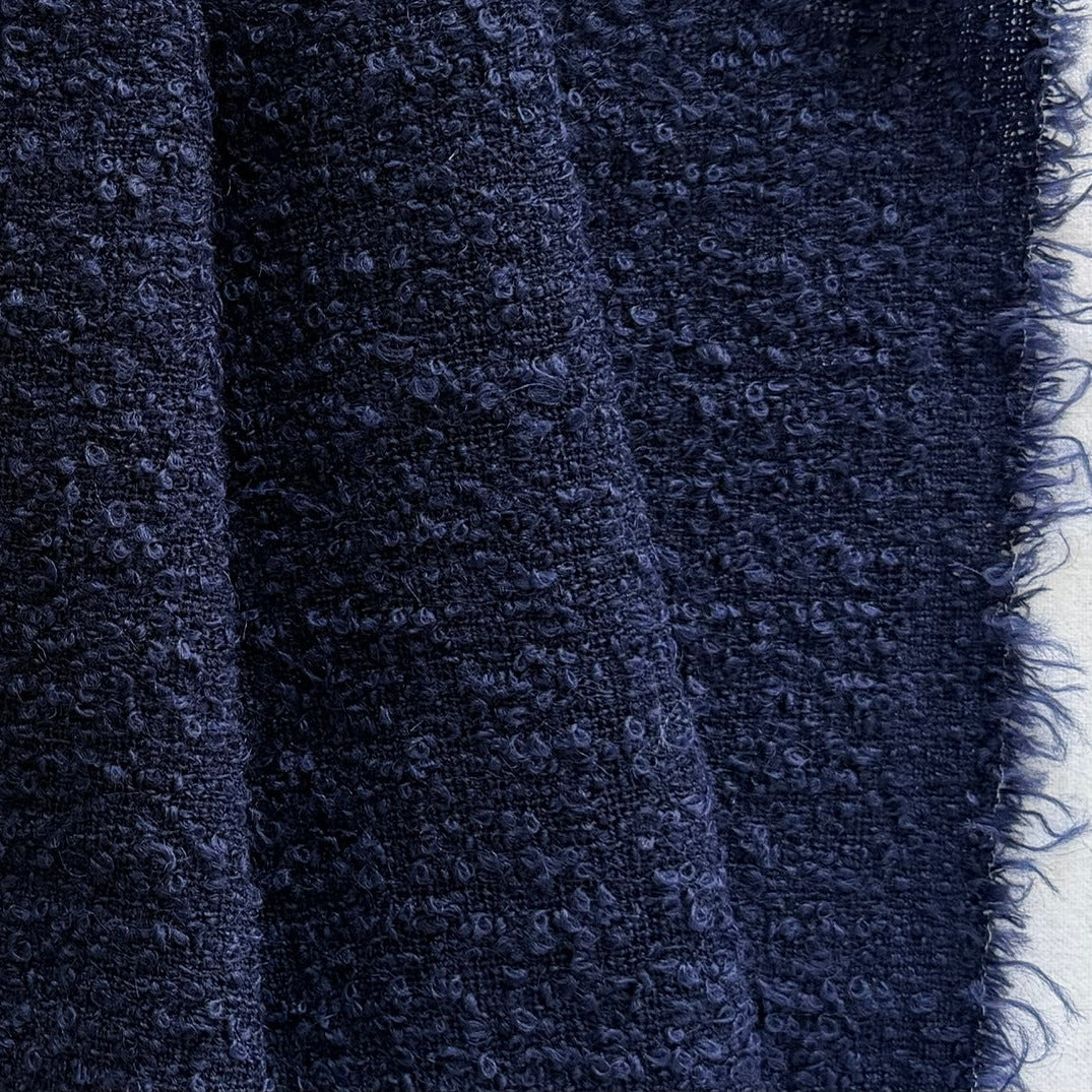Lupin Hills Loosely Woven Wool Bouclé (Made in Italy)