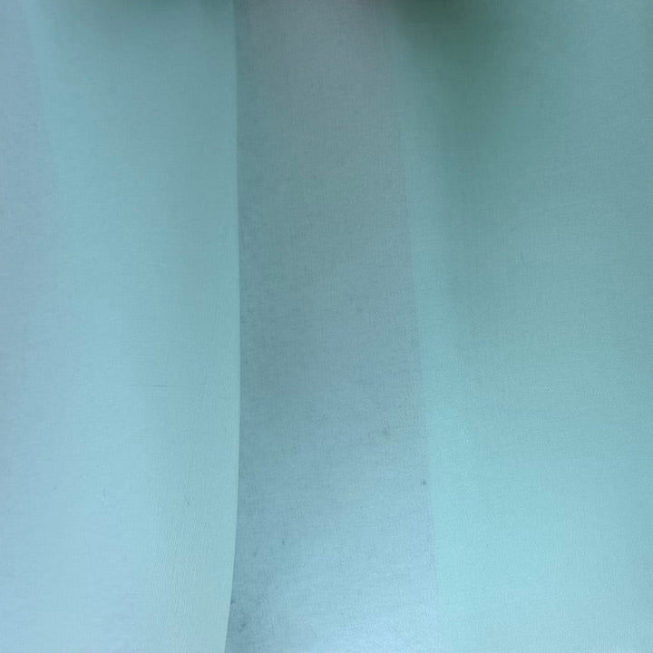 Sheer Aquamint Crisp Silk Organza
