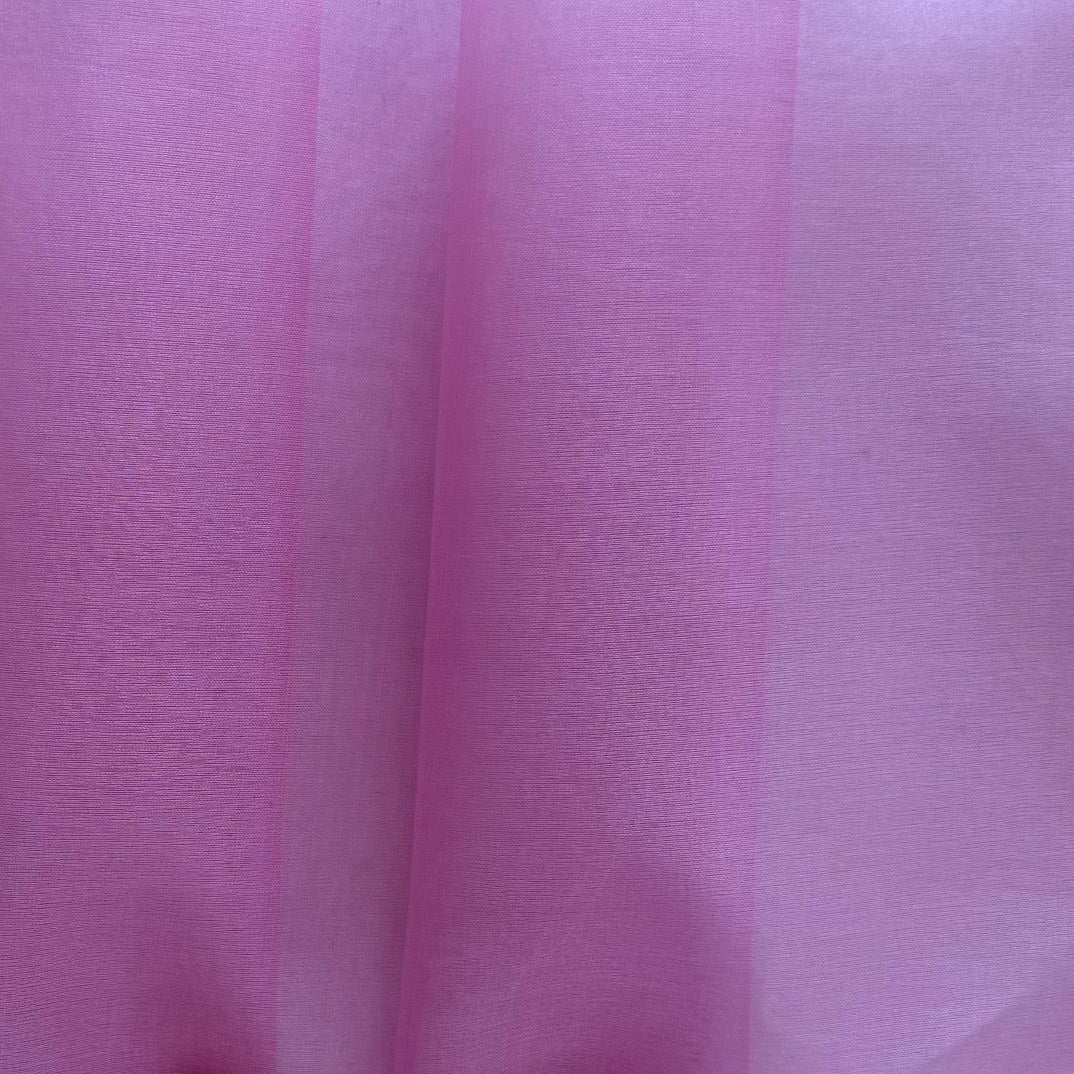 Sheer Magical Orchid Crisp Silk Organza