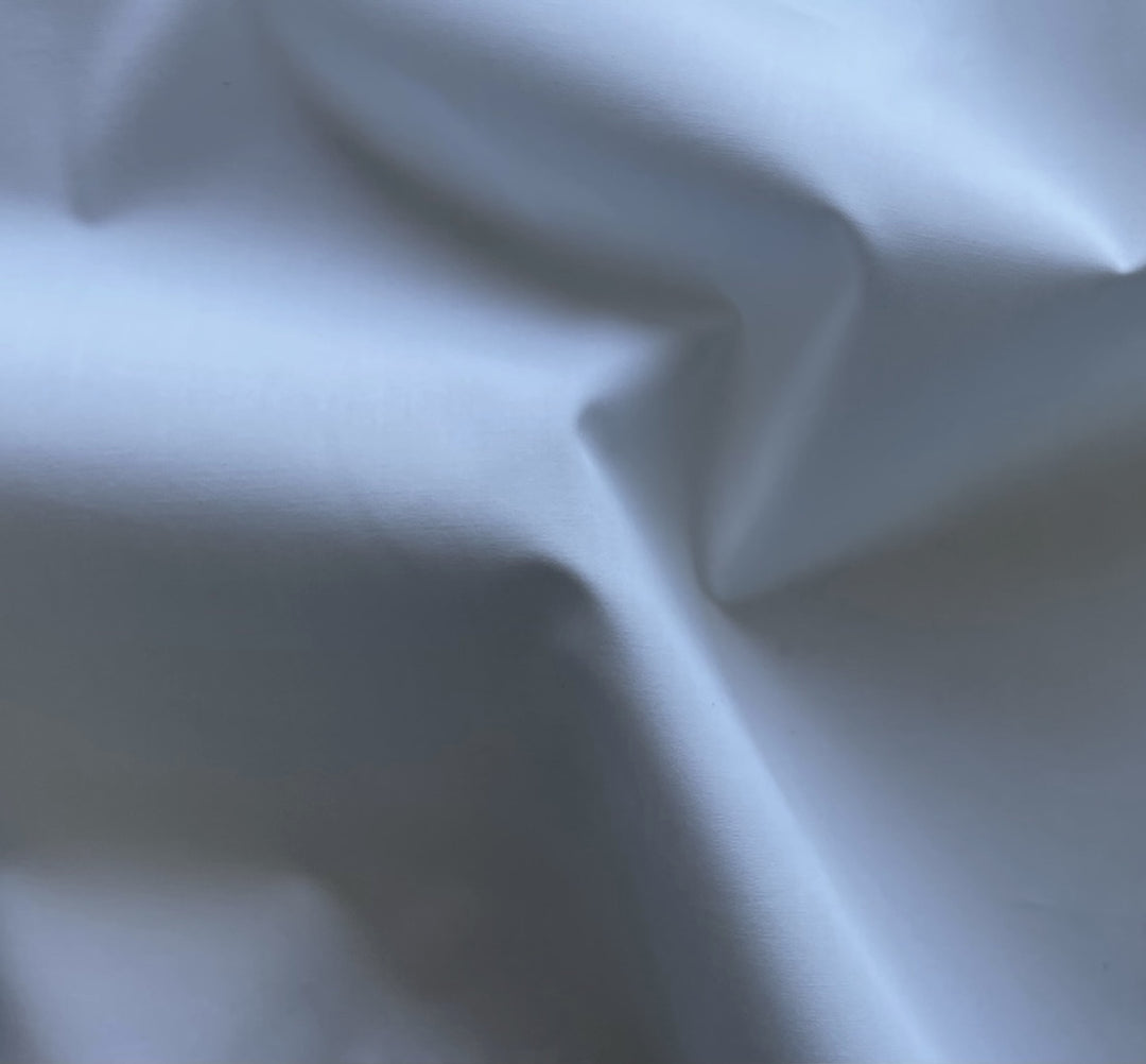 Couture Bright White Crisp Cotton Poplin (Made in Italy)