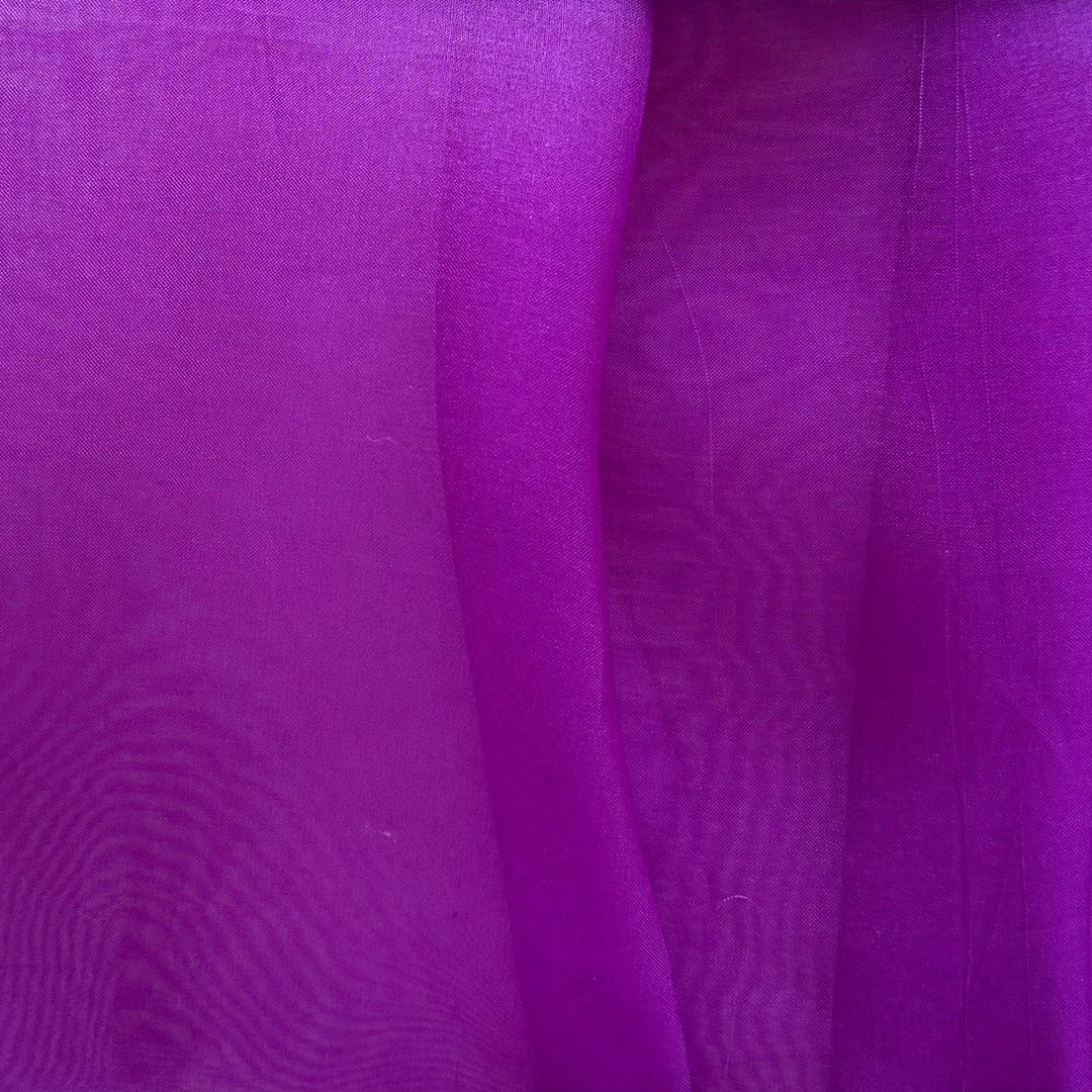 Sheer Torrid Violet Crisp Silk Organza