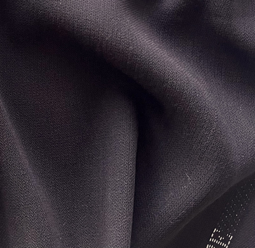 Armani Dusted Bistro Brown Selvedged Wool Crepe (Made in Italy)
