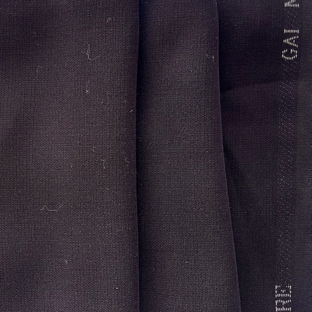 Armani Dusted Bistro Brown Selvedged Wool Crepe (Made in Italy)