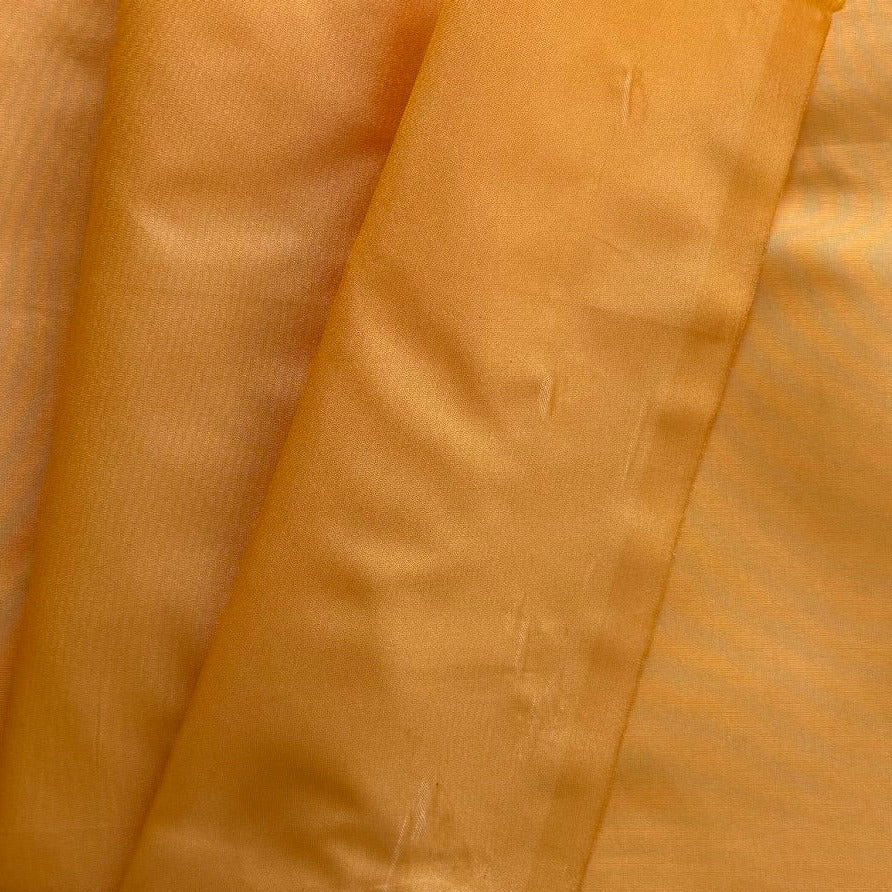 Iridescent Delightful Bumblebee Yellow Silk Taffeta