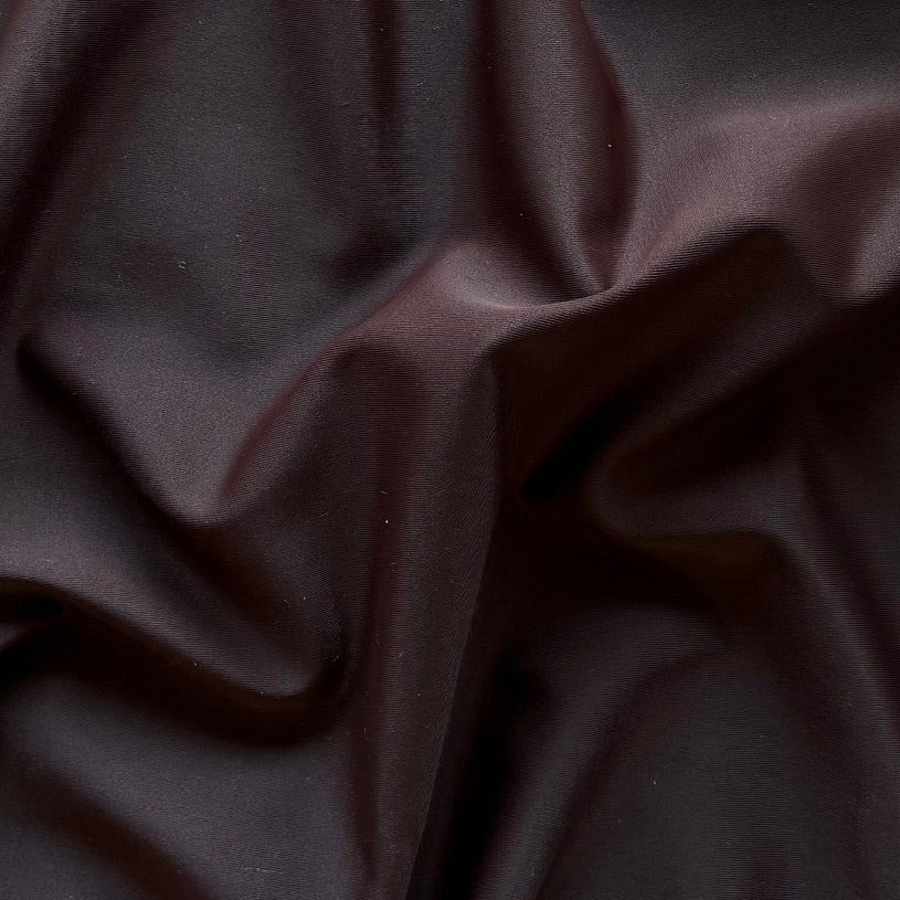 Chocolate Truffle Brown Nylon Swimsuit Knit