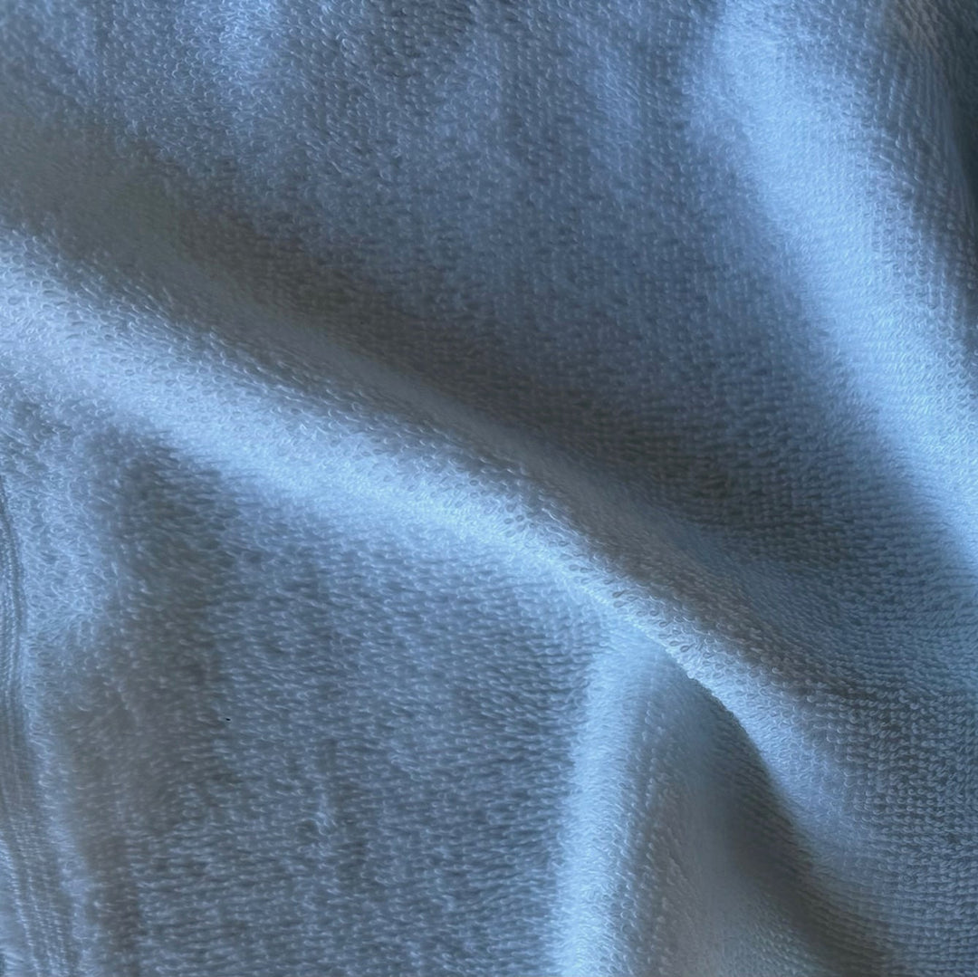 Sportif Marshmallow White 12 oz Cotton Terry Velour (Made in Turkey)