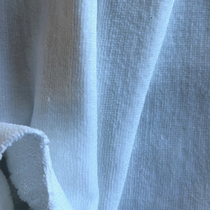 Sportif Marshmallow White 12 oz Cotton Terry Velour (Made in Turkey)