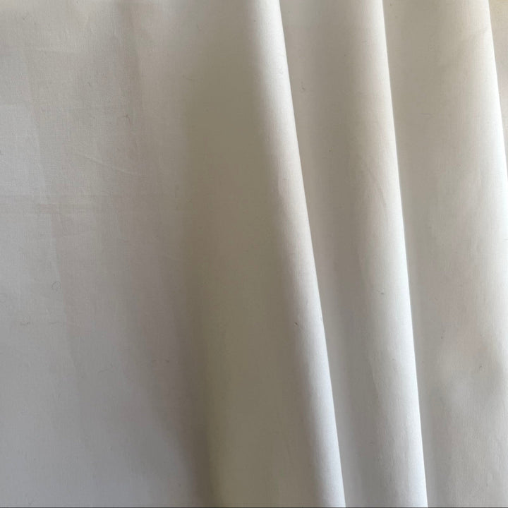 Bright White Crisp Cotton Poplin (Made in Italy)