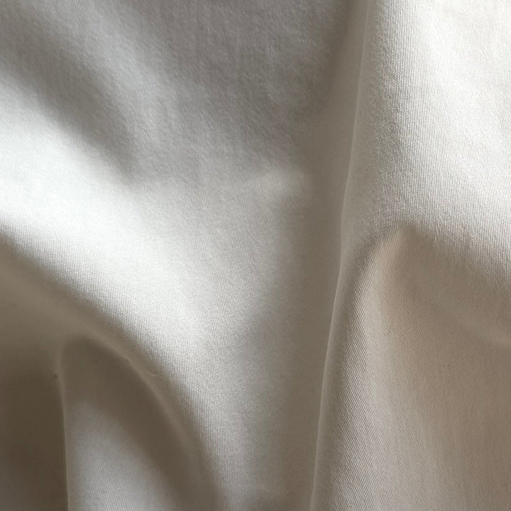 Khaite Soft White Cotton Twill (Made in Japan)