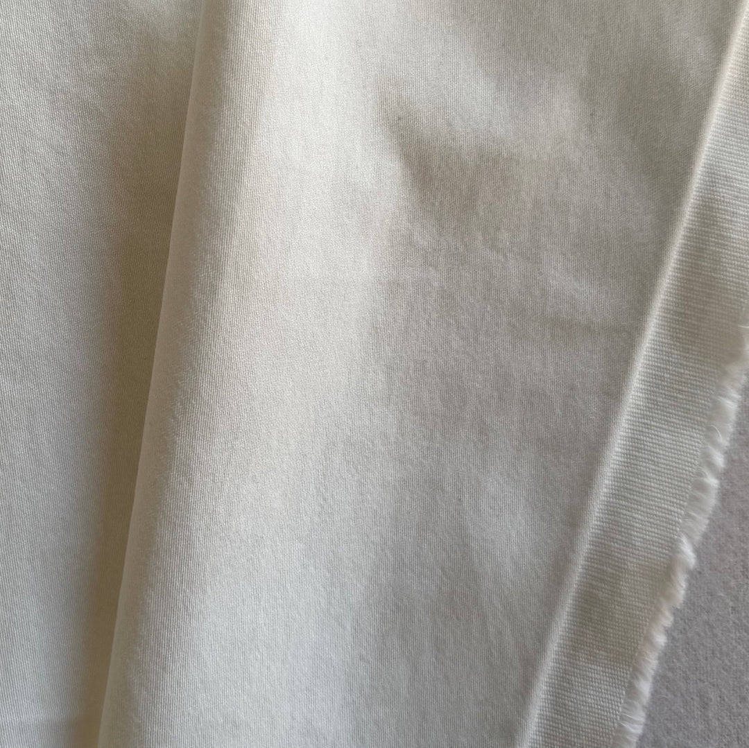 Khaite Soft White Cotton Twill (Made in Japan)