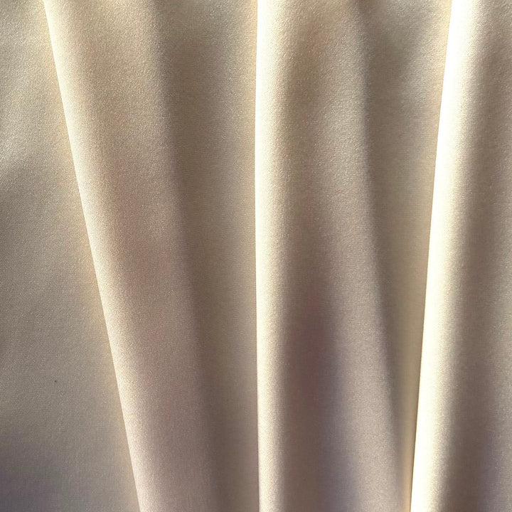 Mid-Weight Clotted Cream Double-Sided Polyester Duchess Satin