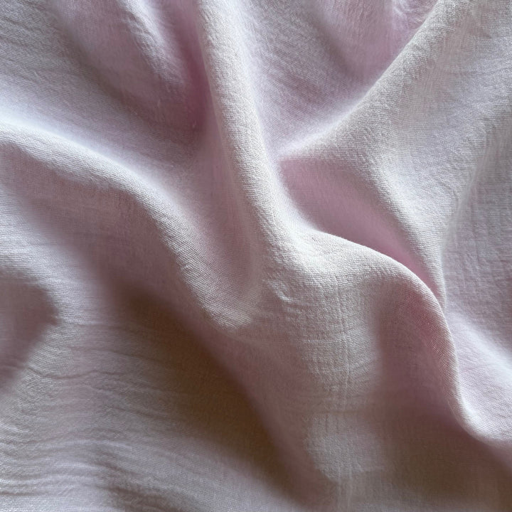 Airy Pink Blush Cotton Gauze