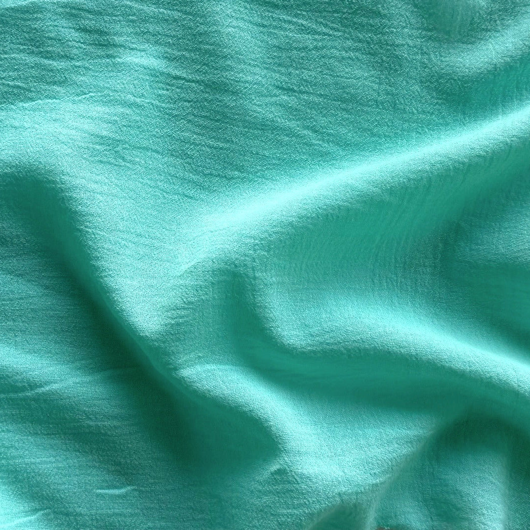 Airy Mint Green Cotton Gauze