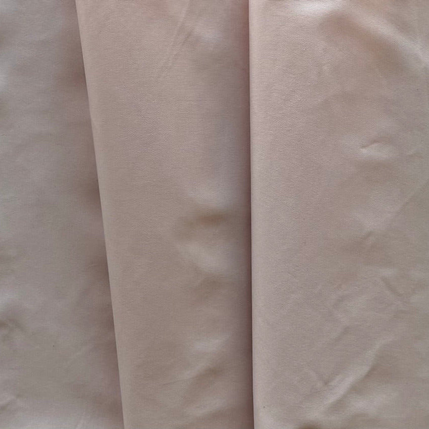 Mid-Weight Faint Blush Polyester Taffeta (Made in Japan)