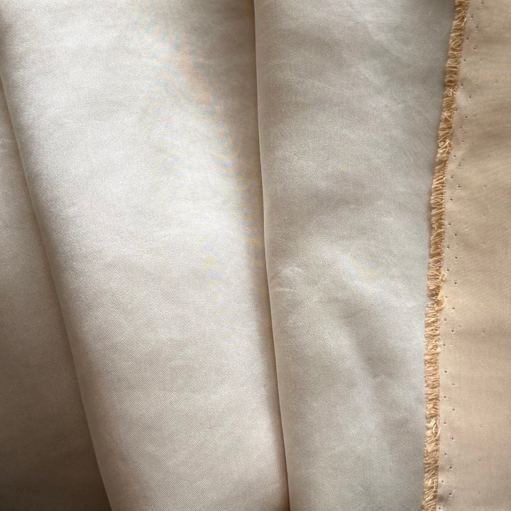 Khaite Apricot Mist Slinky Rayon Viscose Blend Satin (Made in Italy)