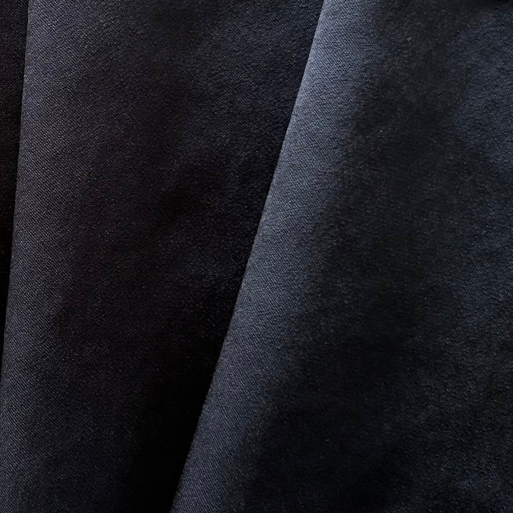 Mid-Weight Midnight Navy Double-Sided Polyester Duchess Satin