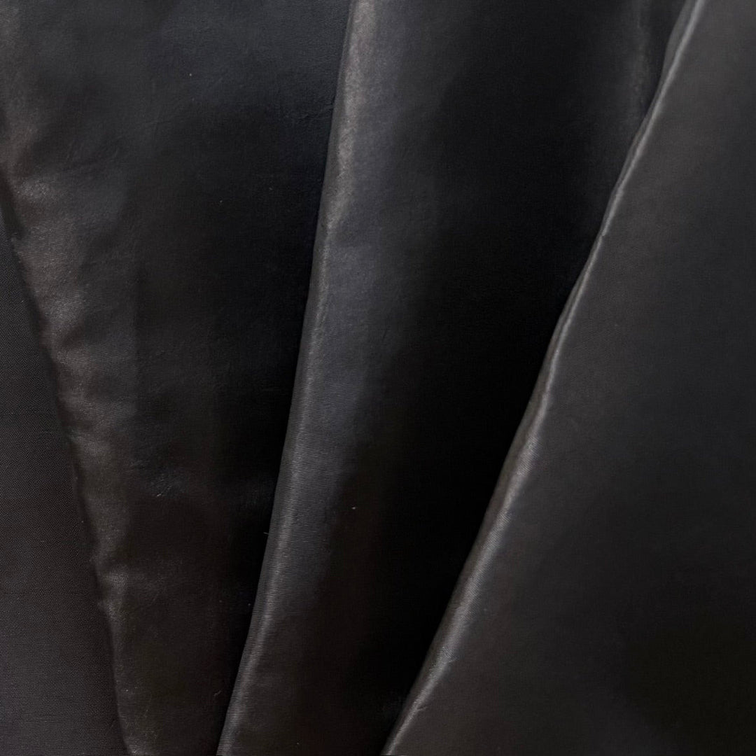 Basic Black Crisp Polyester Taffeta