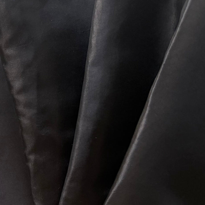 Basic Black Crisp Polyester Taffeta