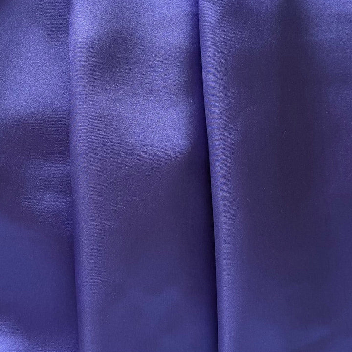 Lighter-Weight Iris Polyester Satin Charmeuse