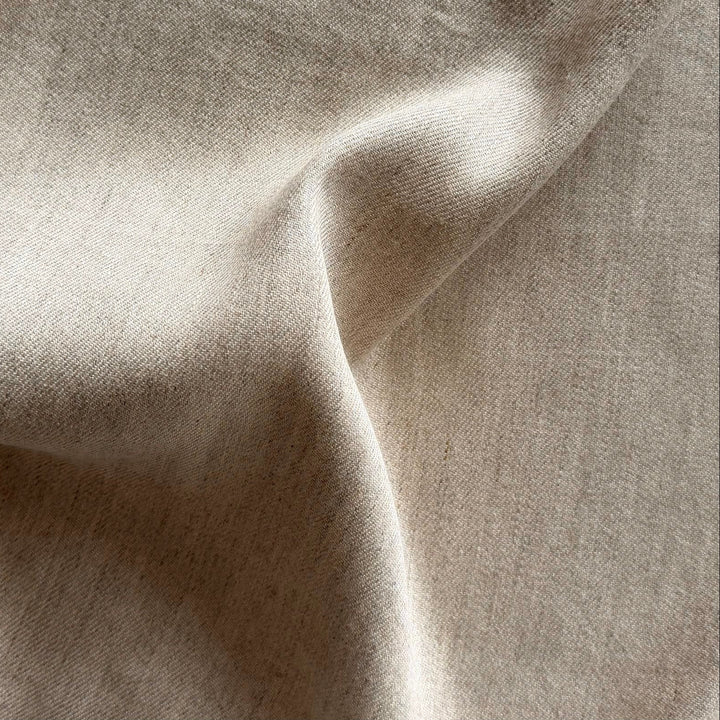 Mid-Weight Classic Oatmeal Linen & Cotton Twill