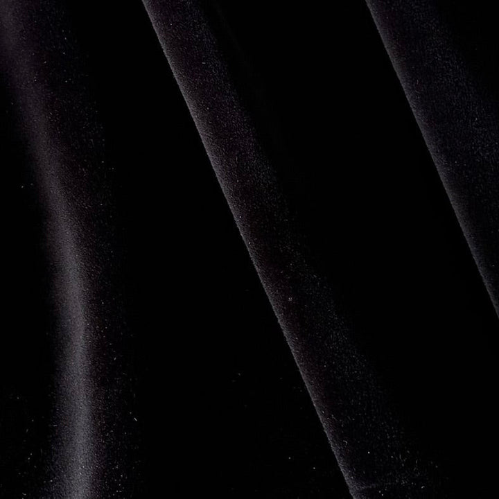 High-End Onyx Stretch Cotton Velvet (Made in  Italy)