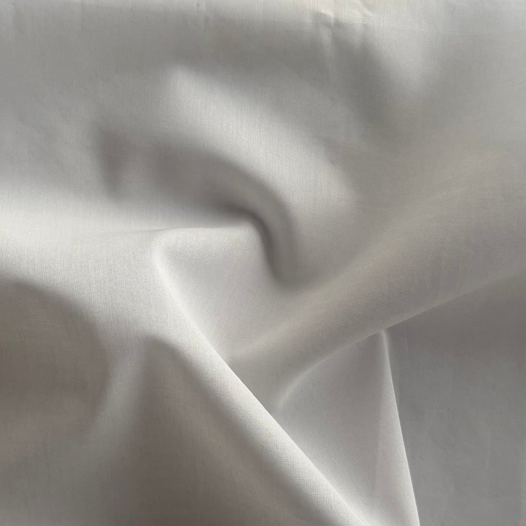 High-End Sheer Platinum Moonlight Cotton Voile (Made in Switzerland)