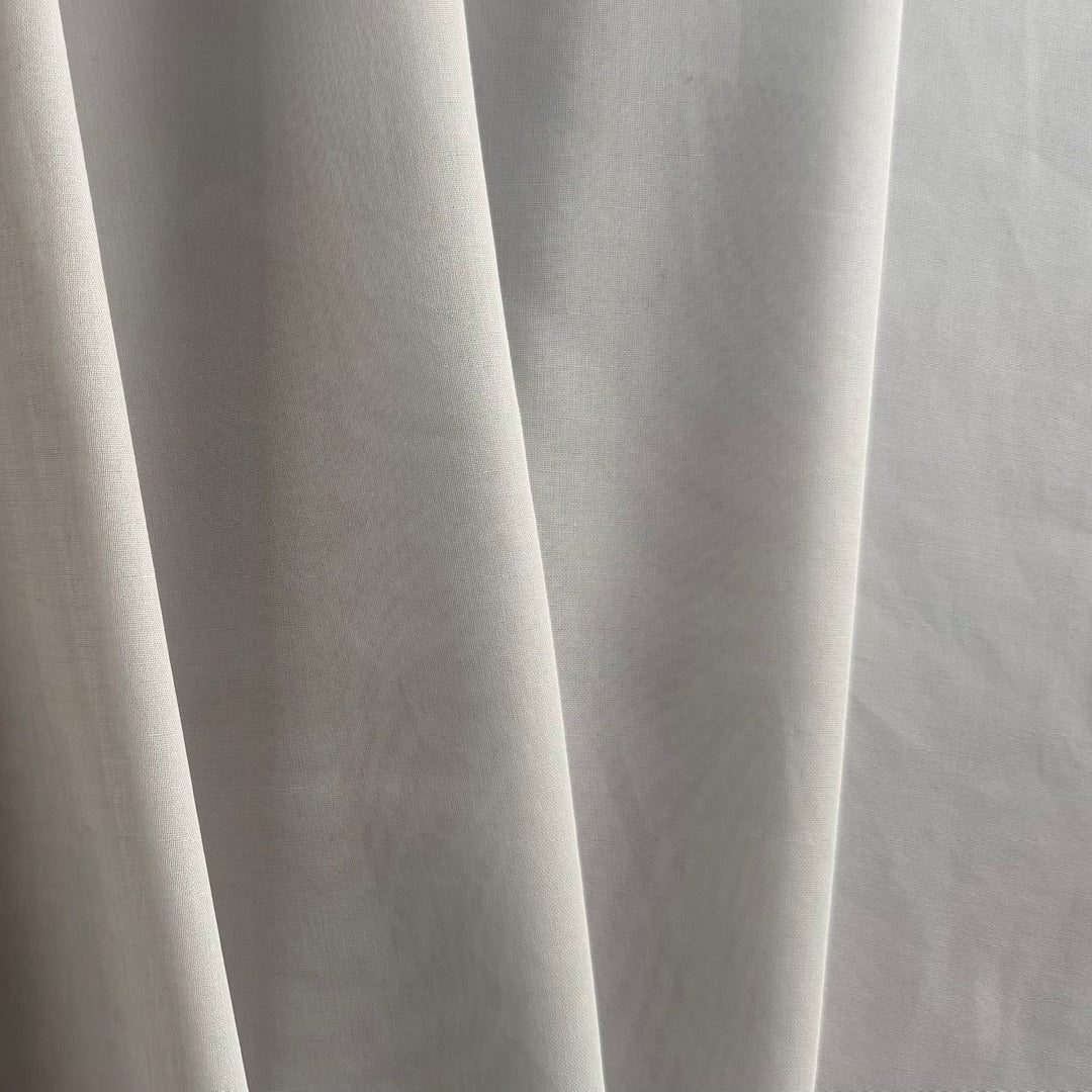High-End Sheer Platinum Moonlight Cotton Voile (Made in Switzerland)