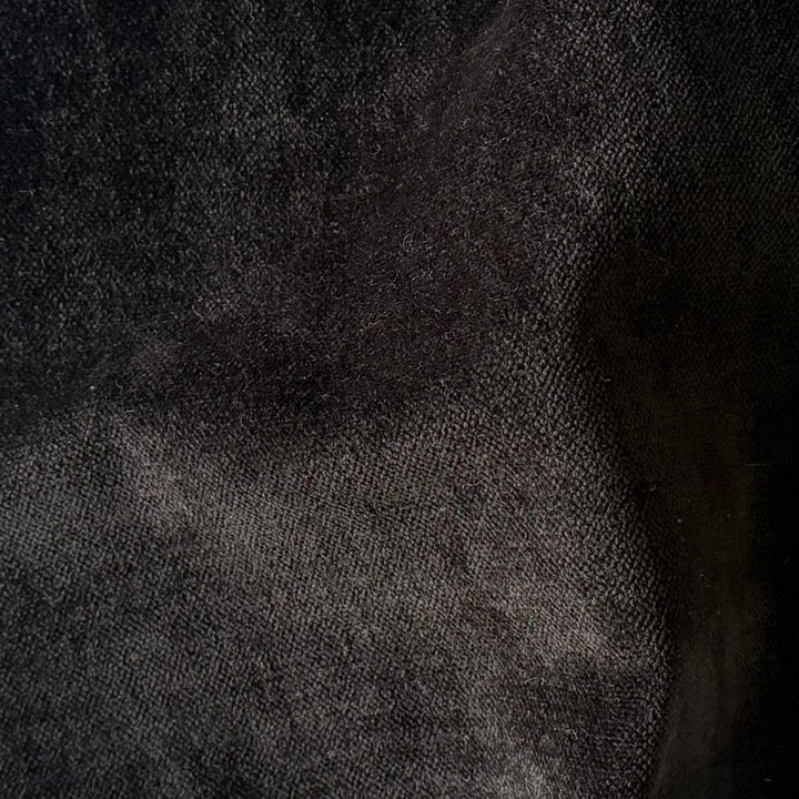 Onyx Black Chenille Velvet (Exclusively Made for Britex in Turkey)