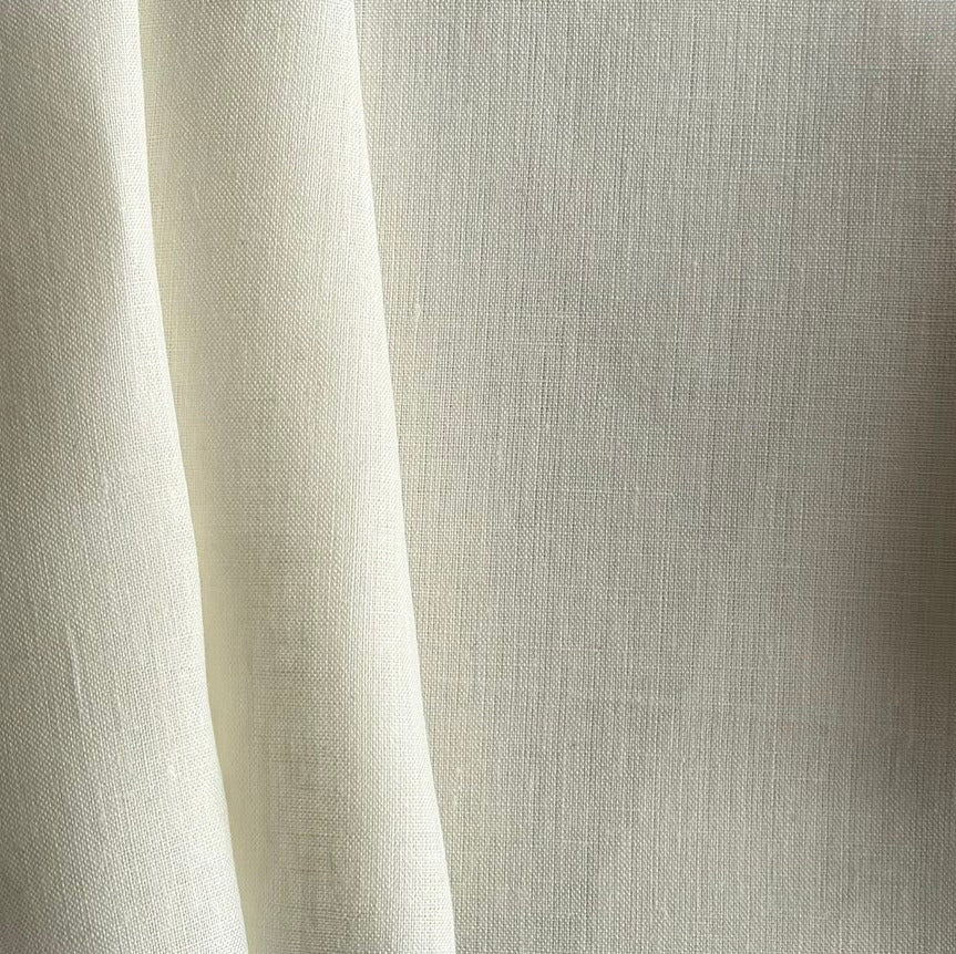 Mid-Weight Moonlit Ivory Linen (Made in Poland)