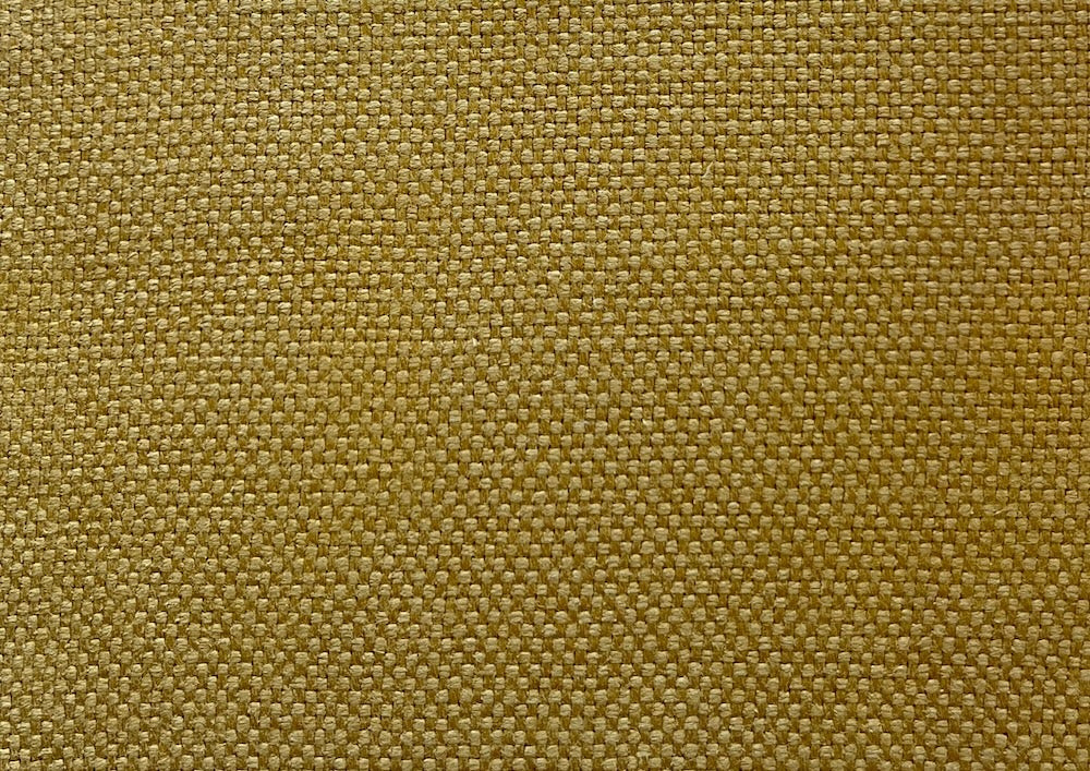 Heavier Handsome Ochre Basketweave Linen (Made in Belgium)
