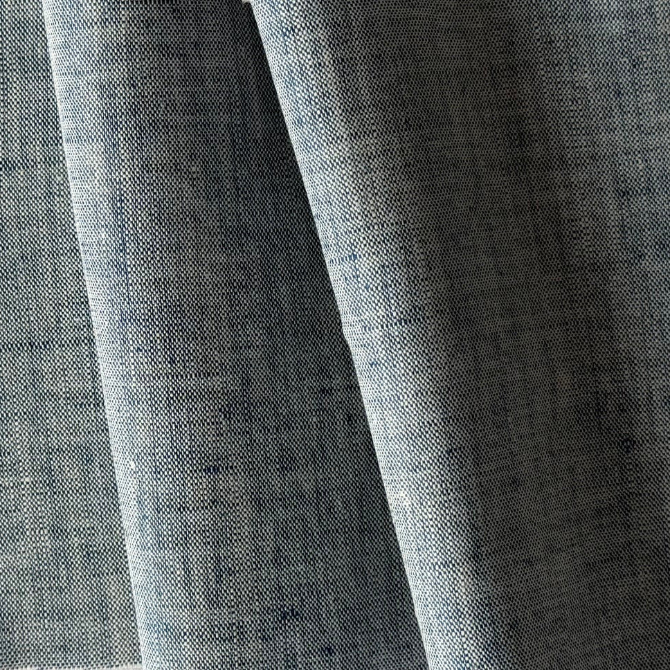Mid-Weight Blue Summer Skies Two-Tone Linen (Made in Poland)