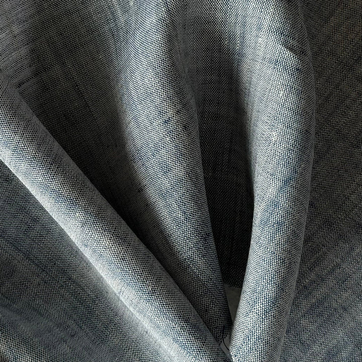 Mid-Weight Blue Summer Skies Two-Tone Linen (Made in Poland)