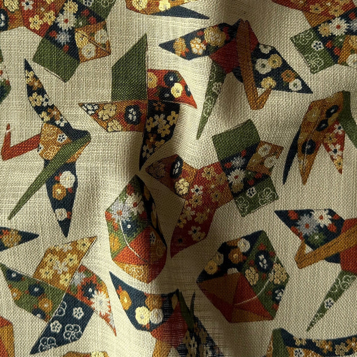 Golden Harmony Origami Sand Homespun Quilting Cotton (Made in Japan)