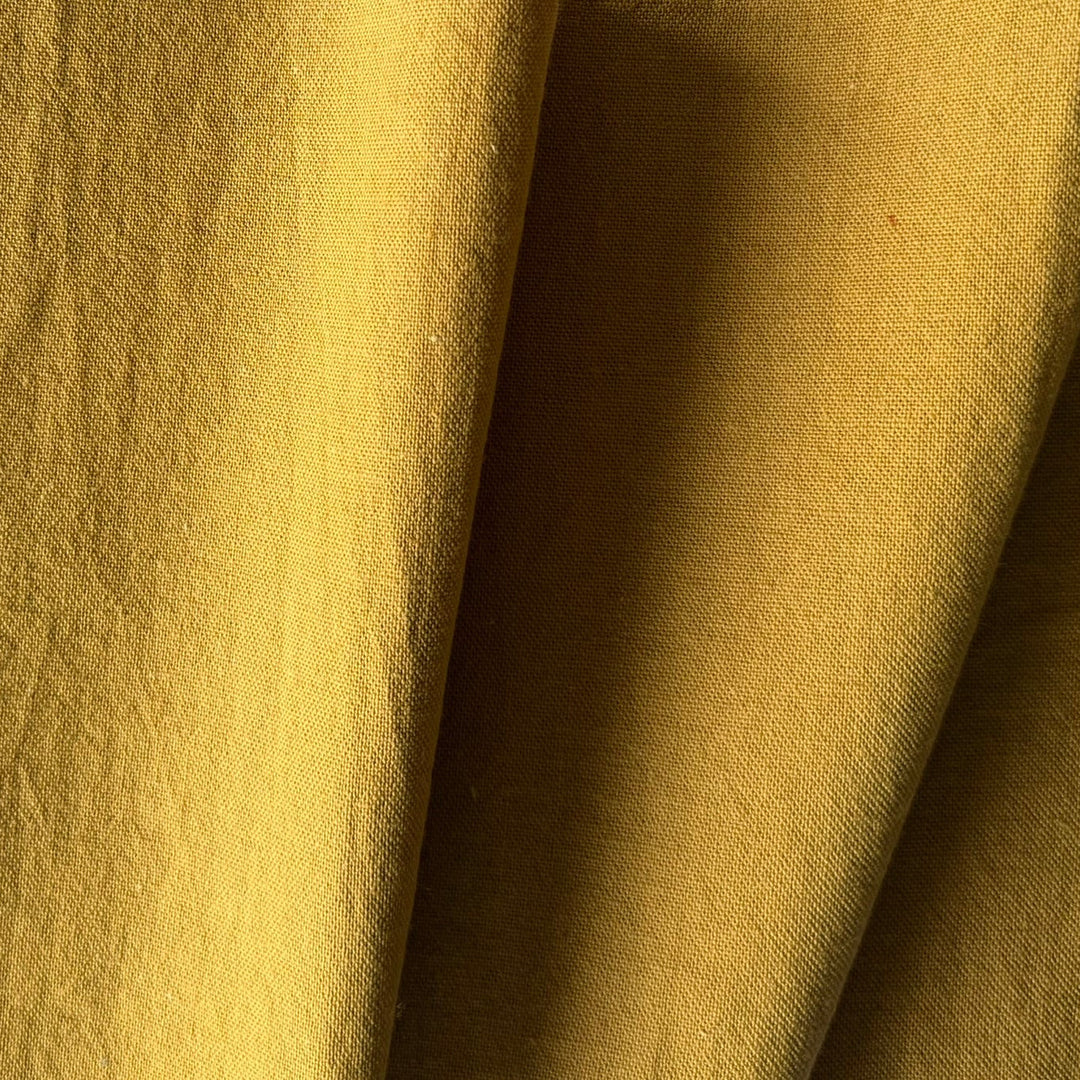 Spiced Bronzed Curry Cotton & Linen (Made in Japan)