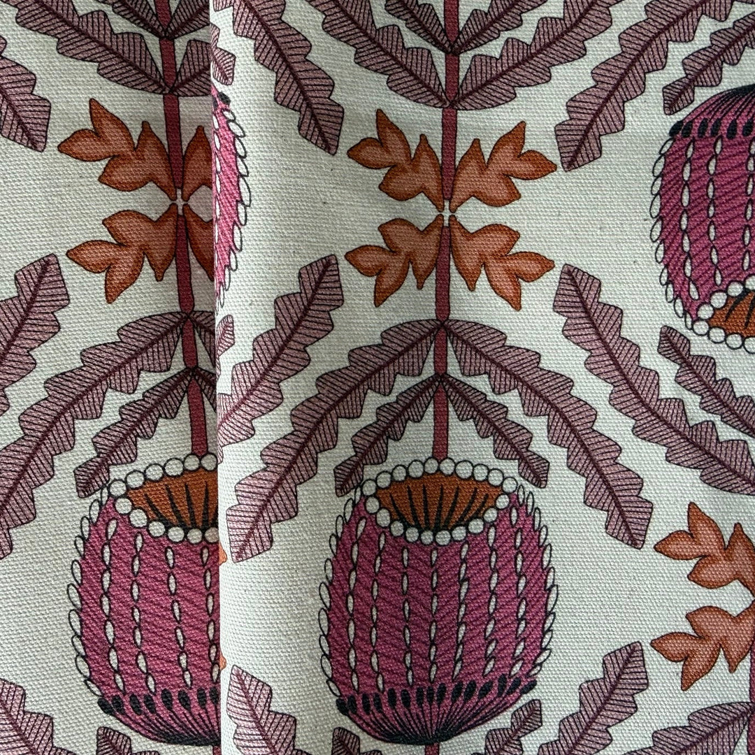 Jambo Thistle Mauve Soft Cotton (Made in Japan)