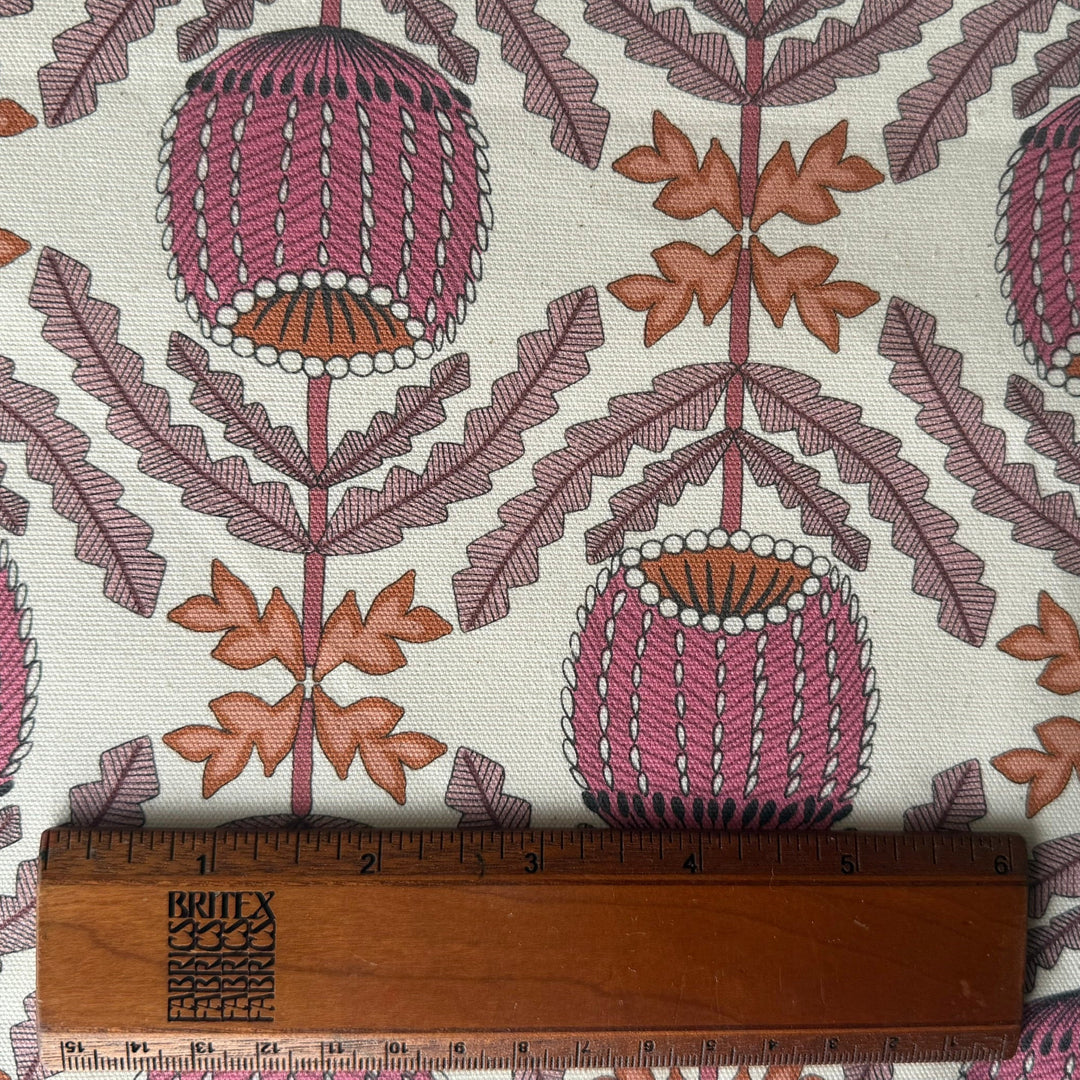 Jambo Thistle Mauve Soft Cotton (Made in Japan)