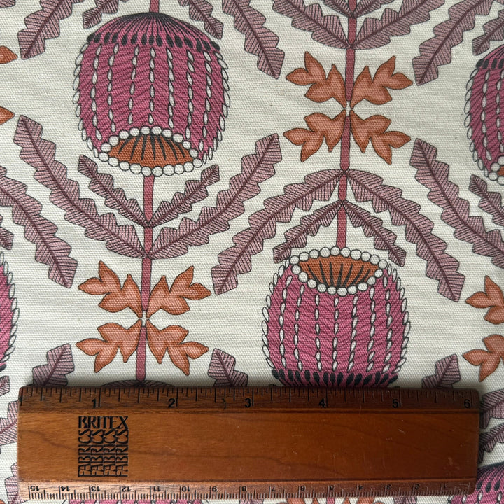 Jambo Thistle Mauve Soft Cotton (Made in Japan)