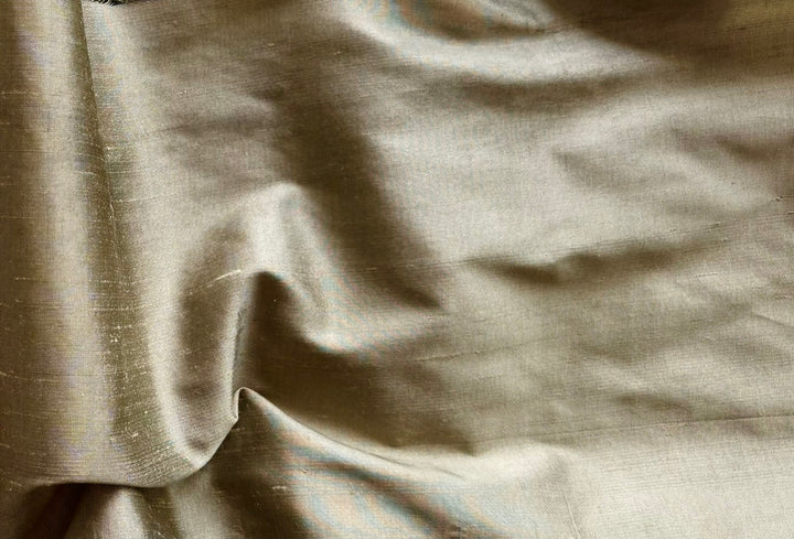 Lighter-Weight Artichoke Silk Dupioni (Made in India)