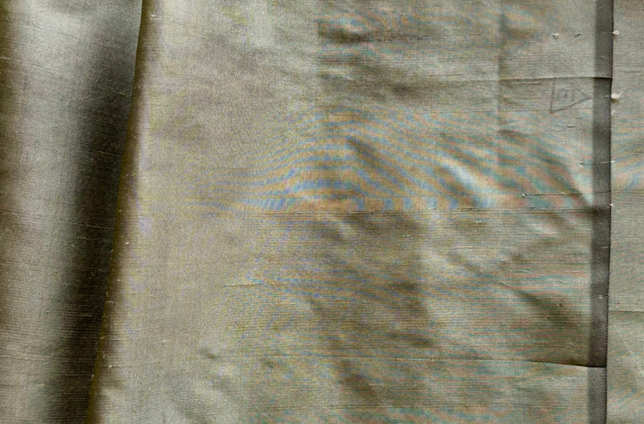 Lighter-Weight Artichoke Silk Dupioni (Made in India)