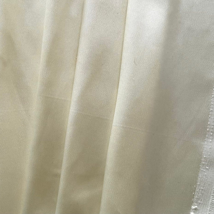 Light-Weight Candlelight Ivory Stretch Polyester Satin