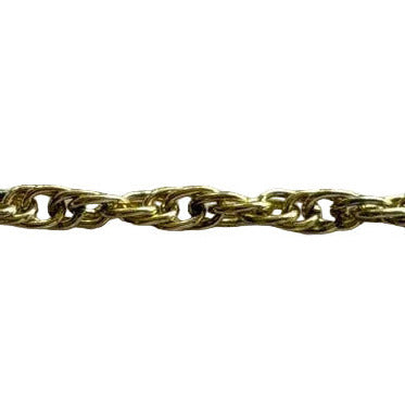 1/8" Multi-Linked Gold Metal Chain