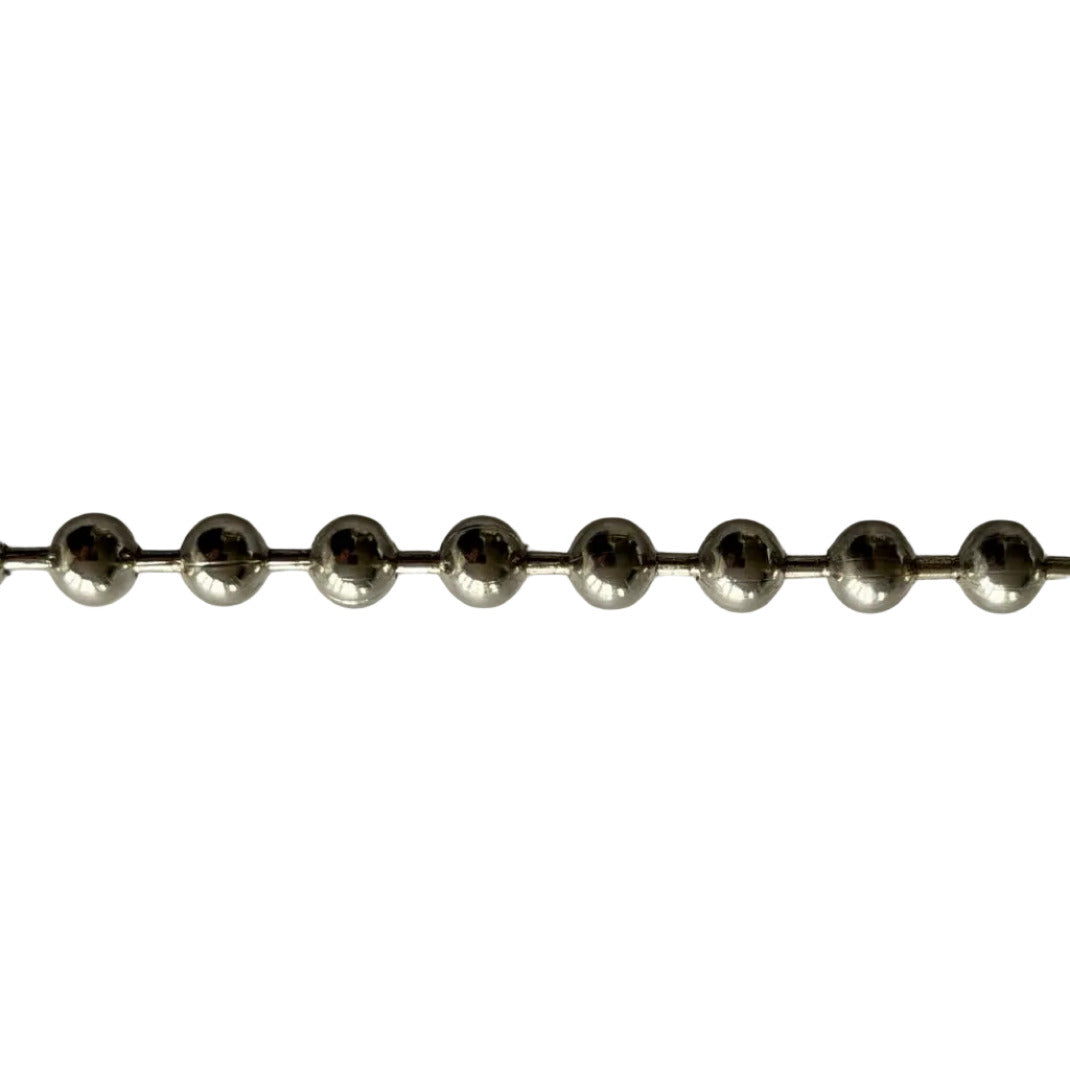 1/4" Silver Metal Ball Chain