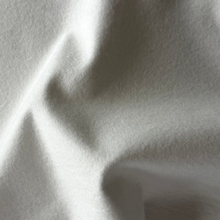 Classic Heavier White Cotton Flannel