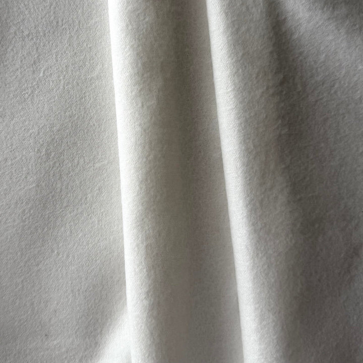 Classic Heavier White Cotton Flannel