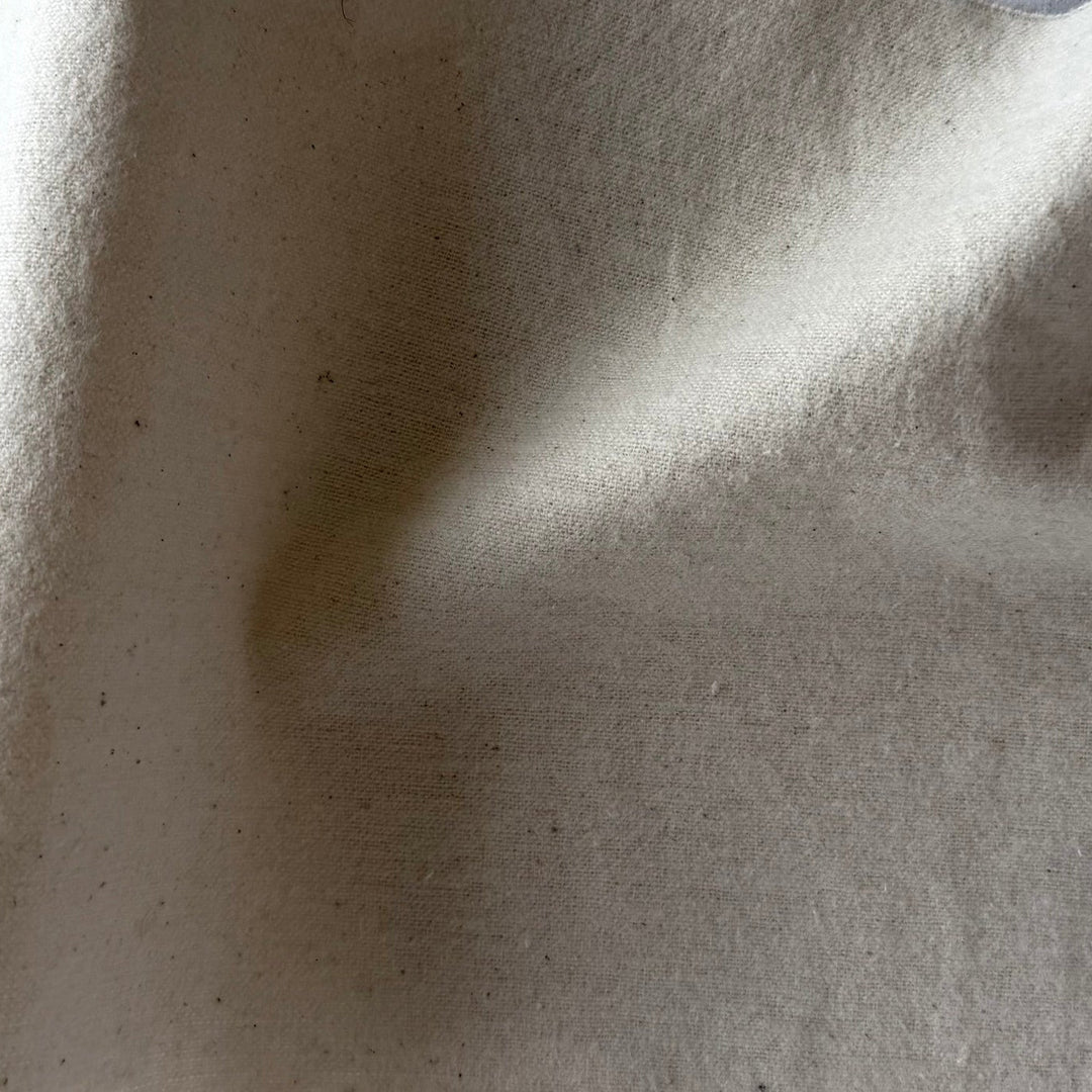 Classic Heavier Flecked Natural Cotton Flannel