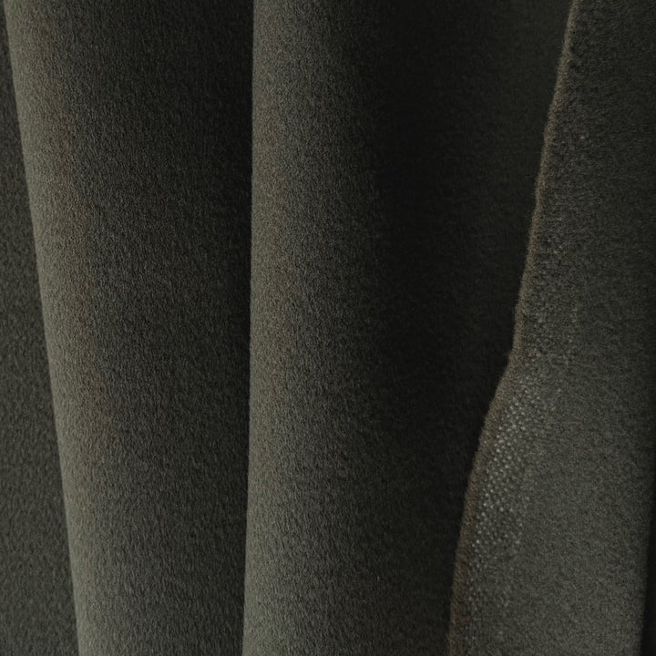 Agnona Heavy-Weight Raw Umber Fine Double-Faced Wool Melton Coating (Made in Italy)