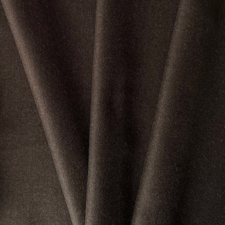 Lighter-Weight Warm Bistro Brown Wool Flannel
