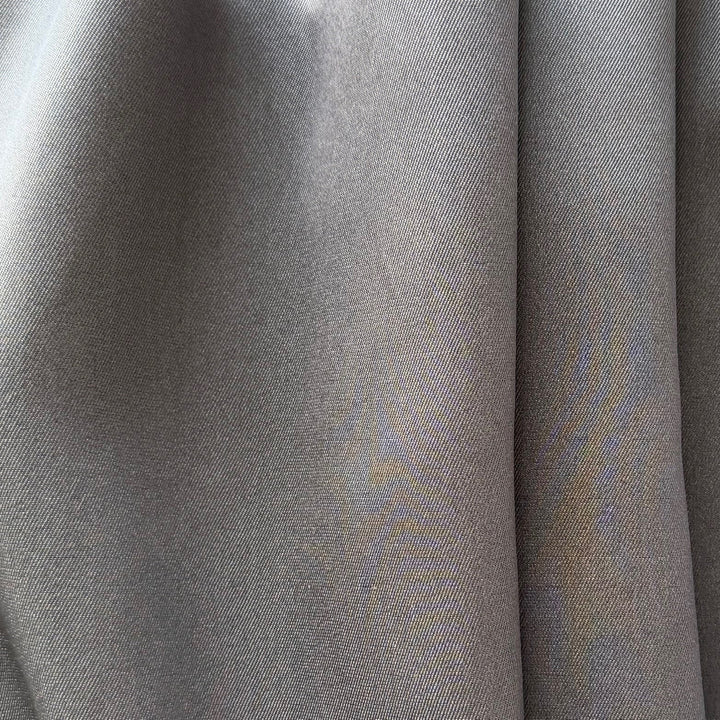 Calvin Klein Sophisticated Smoke Double-Faced Silk Faille (Made in Italy)